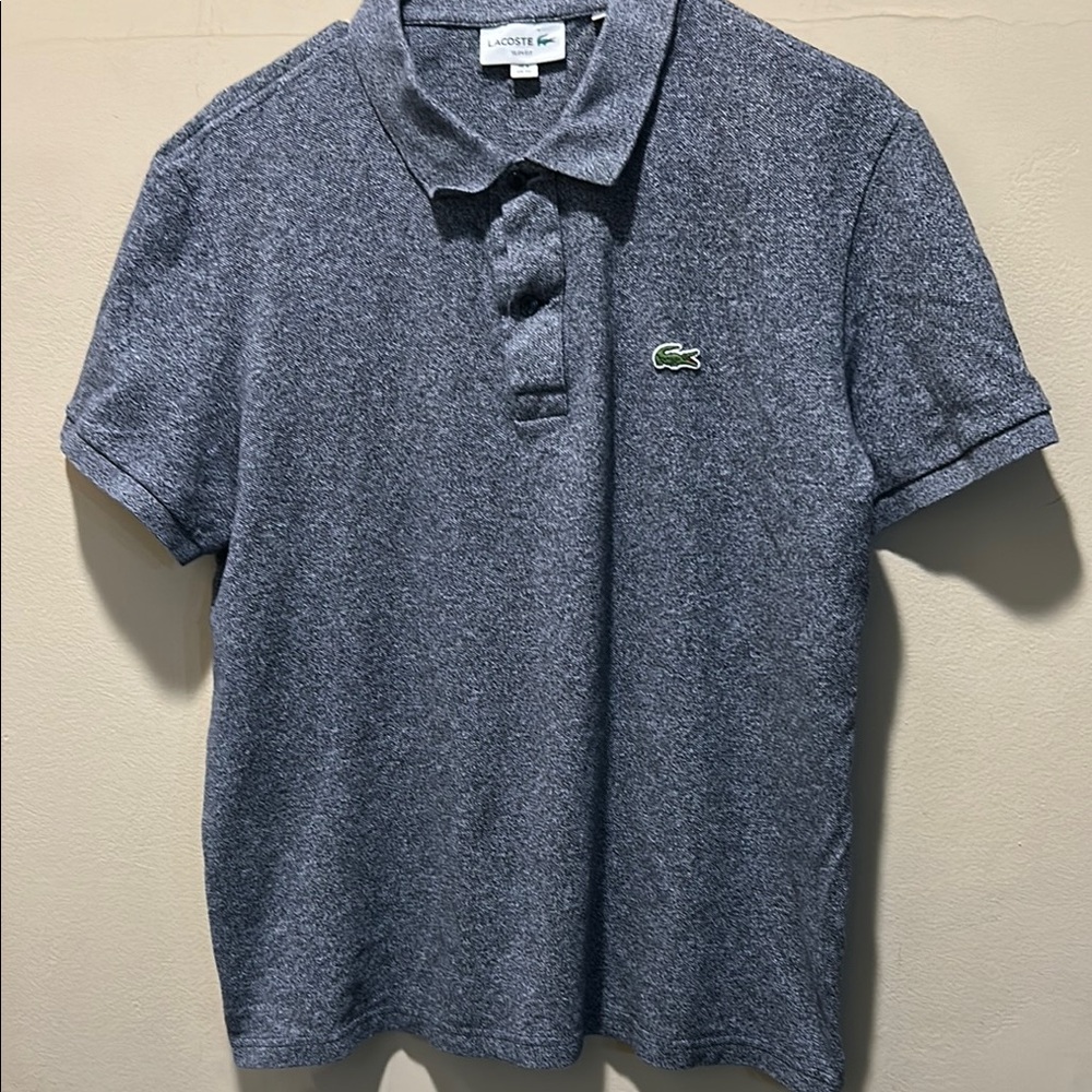 Lacoste Blue Polo Shirt Classic Short Sleeve